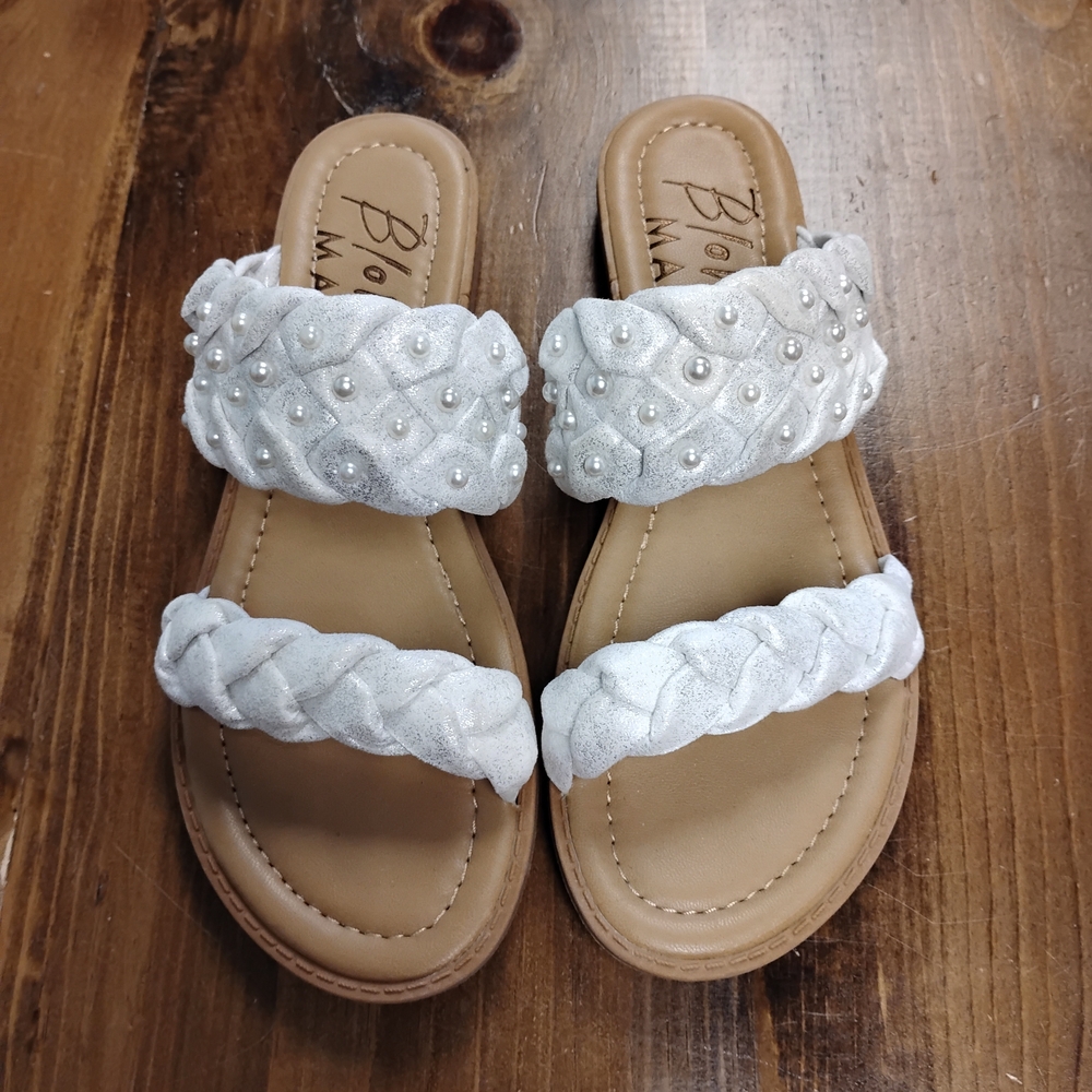 Blowfish Women's White Sandals
